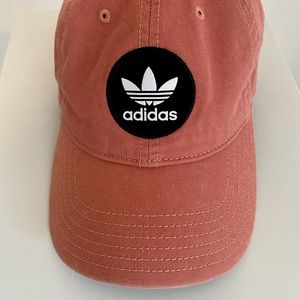 Pink adidas hat